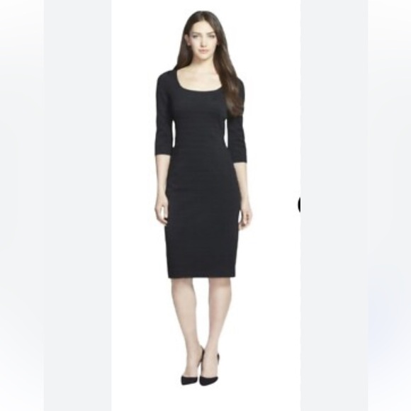 Classiques EntierBlack Enna
Scoop Neck Sheath Dress Sz 6 #100 - Picture 1 of 3